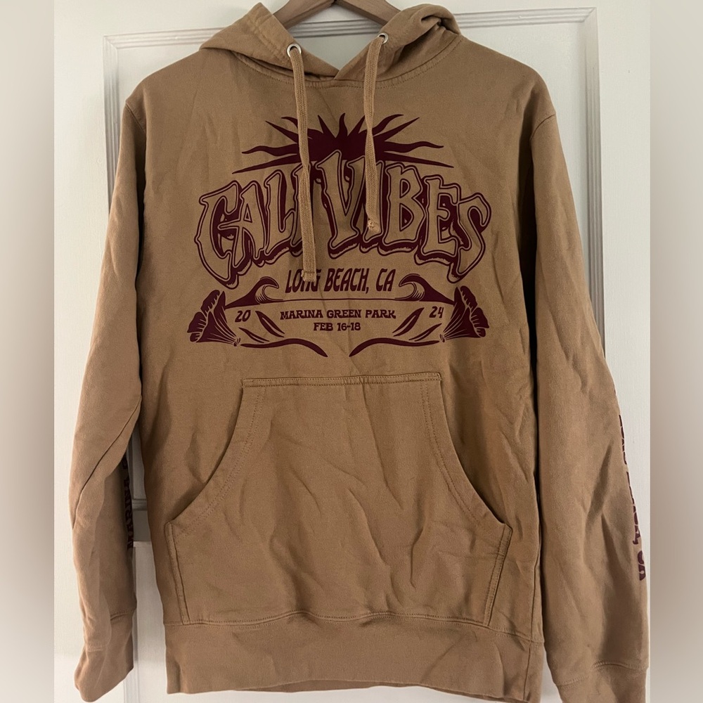 Cali Vibes Tan Hoodie